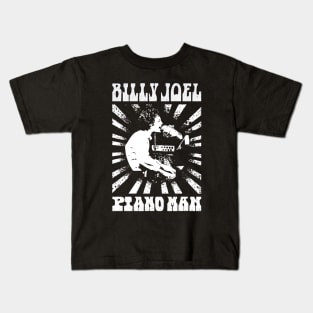 vintage billy piano man Kids T-Shirt